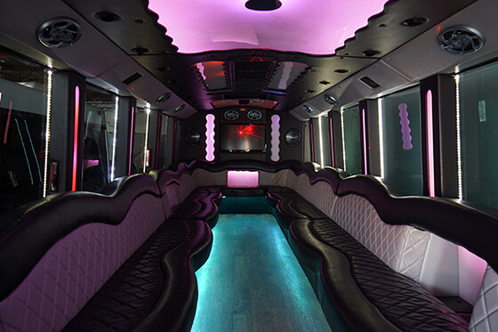 limo bus's exclusive design