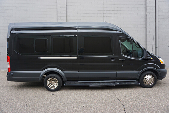 Black Sprinter van